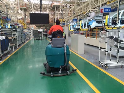 駕駛洗地機案例-吉利汽車(chē)