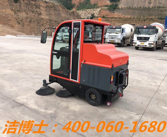 潔博士駕駛掃地車(chē)客戶(hù)案例——中鐵三局集團建筑安裝工程有限公司鋼結構分公司