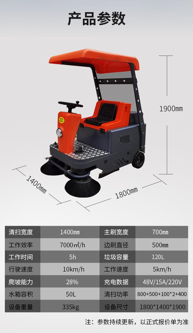 半封閉電動(dòng)掃地車(chē)1450 半封閉電動(dòng)掃地車(chē)1450