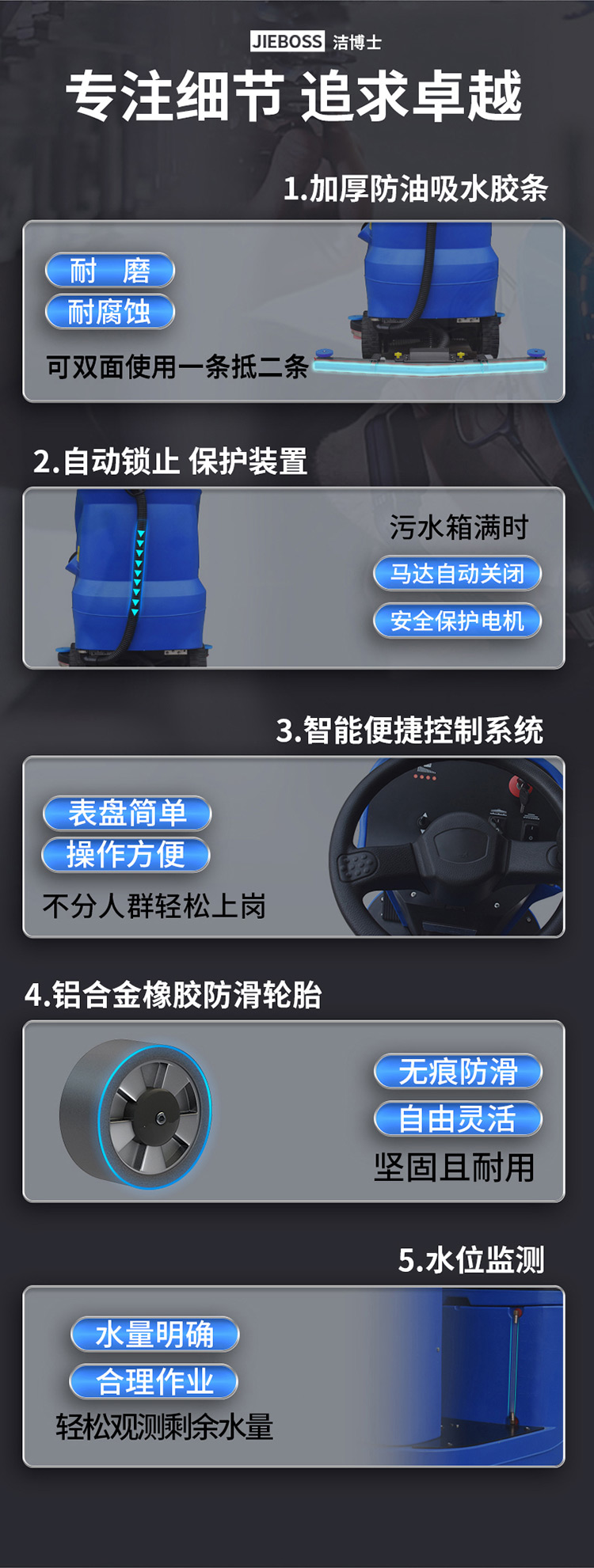 潔博士電動(dòng)駕駛洗地機880